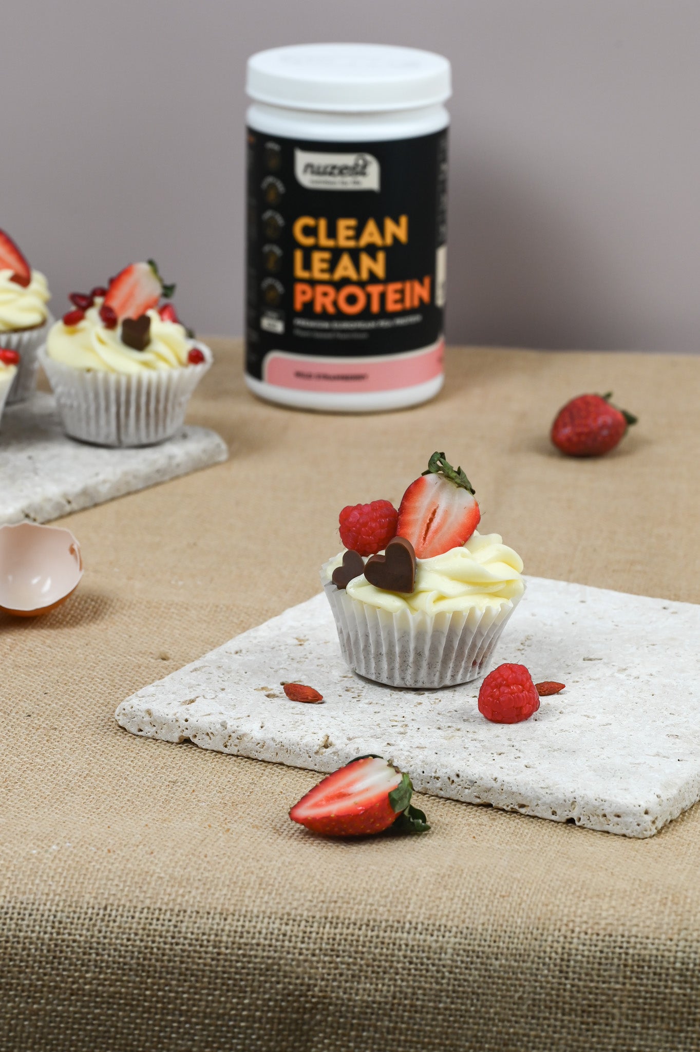 Strawberry Yoghurt Cupcakes